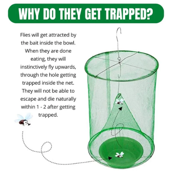 Reusable Fly Trap Net Cage