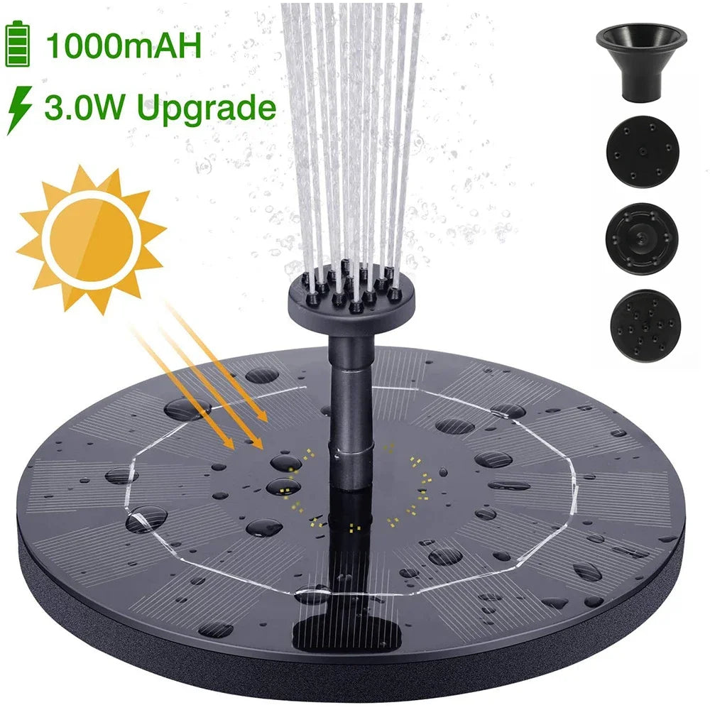 Solar Floating Water Fountain