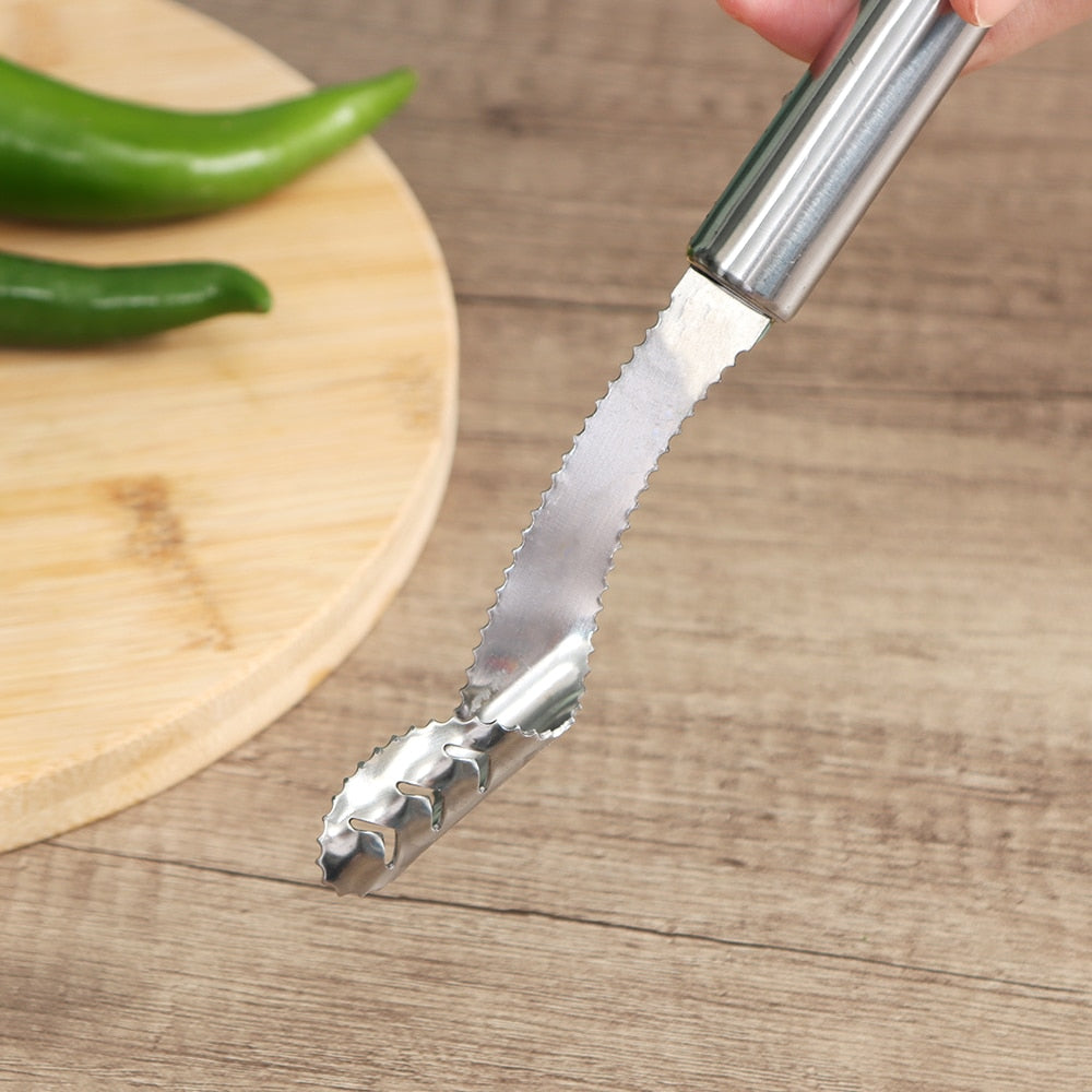 Stainless Steel Pepper Core Remover - Sprinting Home