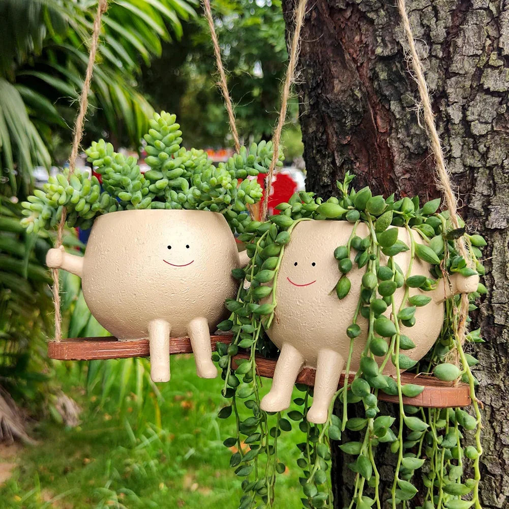 Swing Happy Flower Pot - Sprinting Home