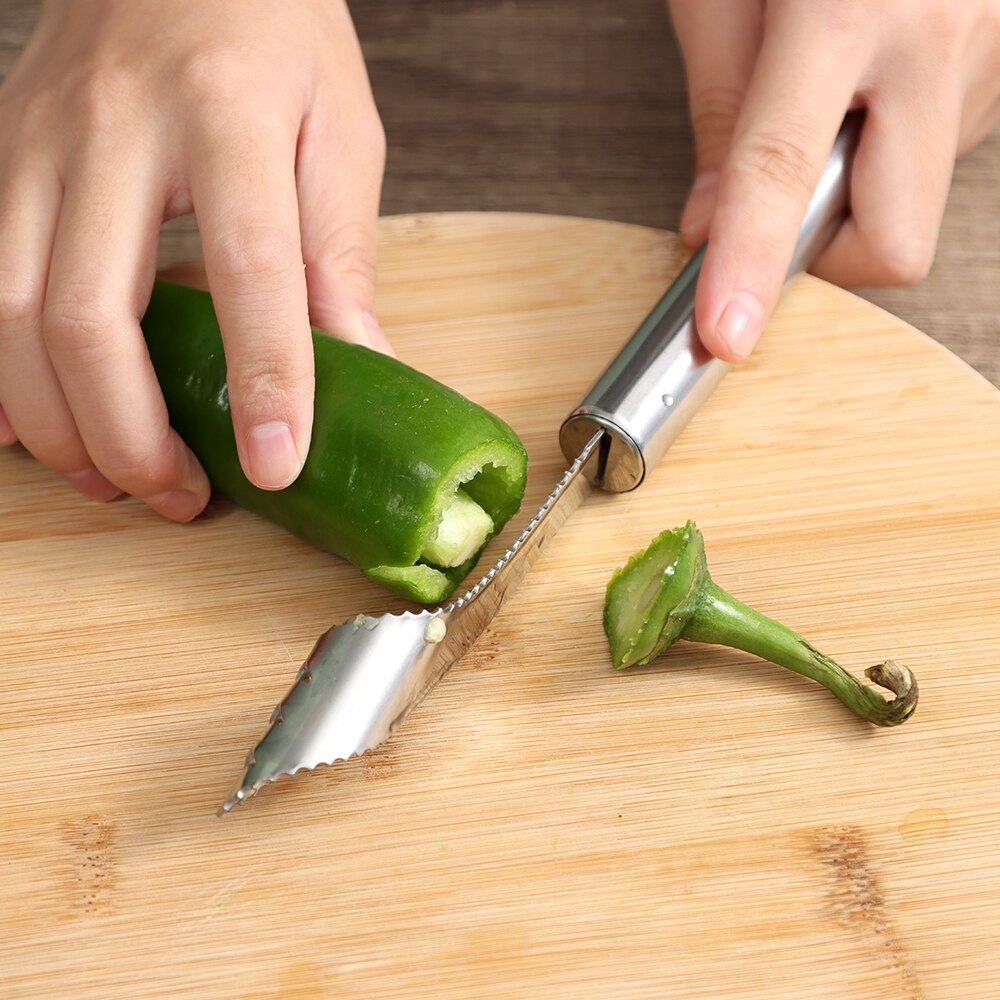 Stainless Steel Pepper Core Remover - Sprinting Home