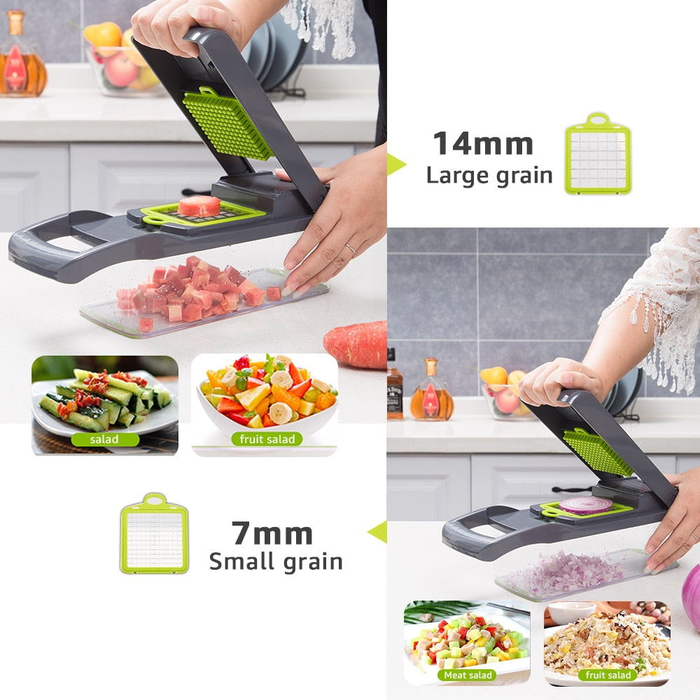 5-IN-1 MULTIFUNCTION VEGETABLE SLICER AND CHOPPER – Stylish Spectrum