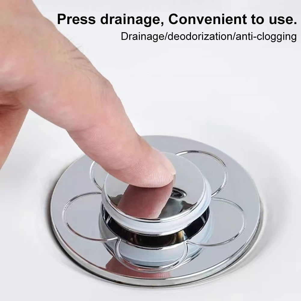 Universal Pop-Up Sink Drain Filter - Sprinting Home