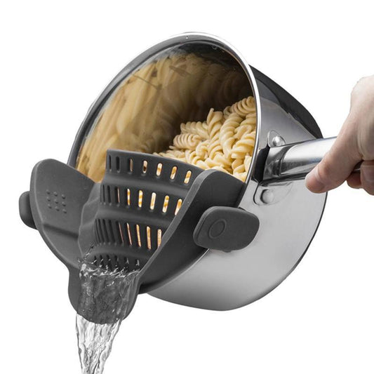 Silicone Clip-On Food Strainer - Sprinting Home